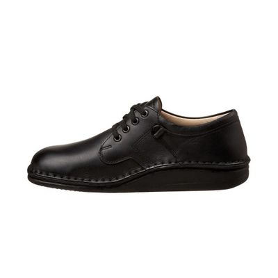 FINN COMFORT MEN'S DRESS SHOE VAASA 1000 NAPPA SCHWARZ