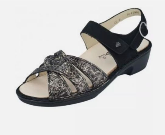 FINN COMFORT WOMEN&#39;S SANDAL BUKA 2687 DARK SNAKE