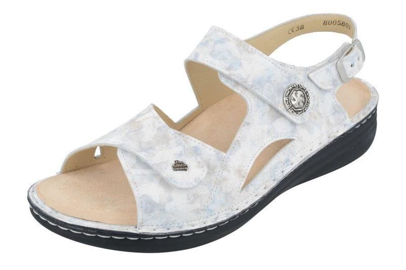 FINN COMFORT WOMEN&#39;S SANDAL BARBUDA  DIVA MAVI