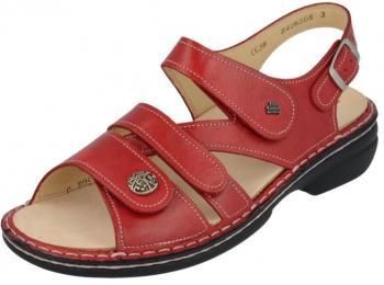 FINN COMFORT WOMEN&#39;S SANDAL GOMERA VENEZIA RED