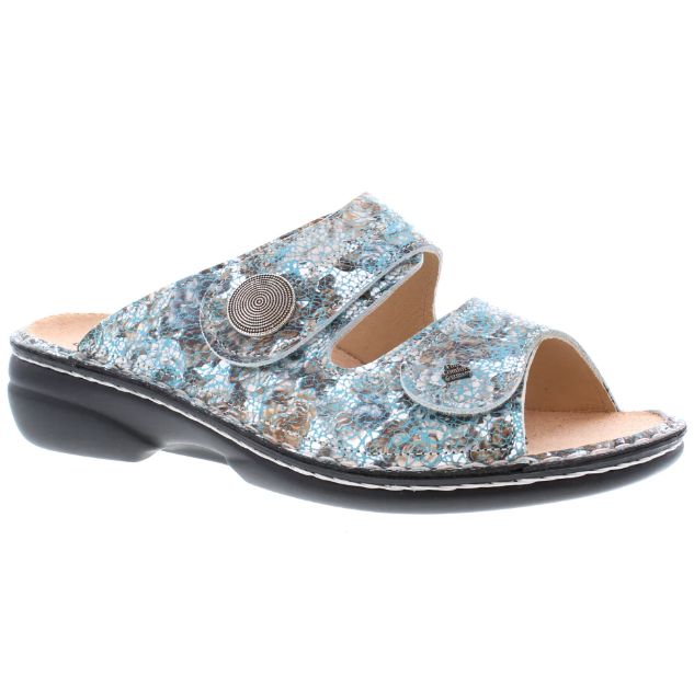 FINN COMFORT WOMEN&#39;S SANDAL SANSIBAR 2550 ZAMO AQUA