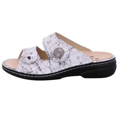 FINN COMFORT WOMEN'S SANDAL SANSIBAR 2550 MARBLE BIANCO