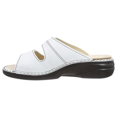 FINN COMFORT WOMEN'S SANDAL SANSIBAR NAPPA WHITE