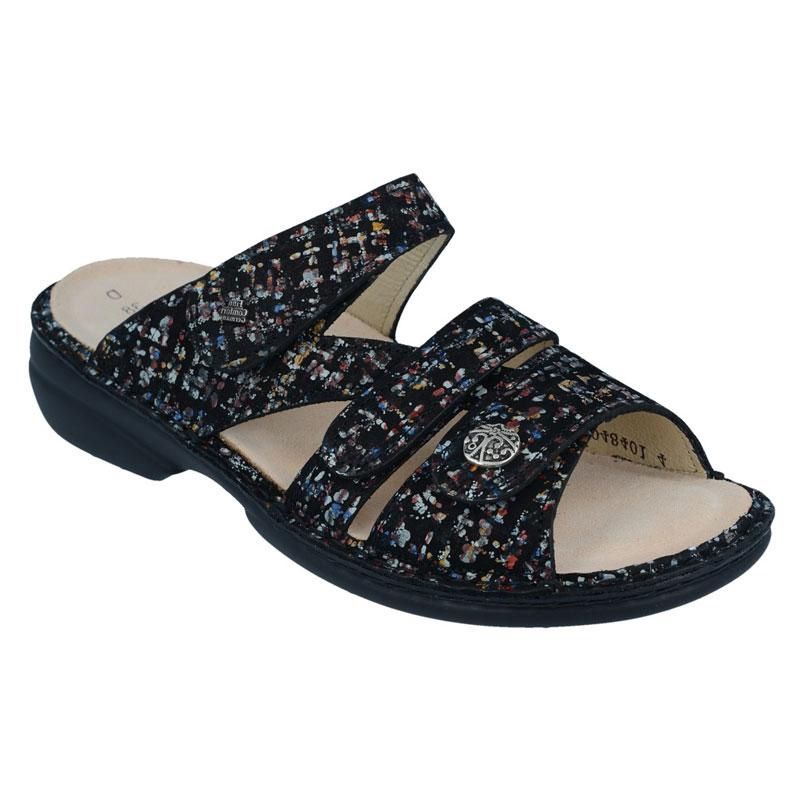 FINN COMFORT WOMEN&#39;S SANDAL VENTURA-S BRAID BLACK