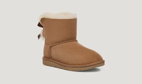 UGG GIRL&#39;S WINTER BOOT MINI BAILEY BOW CHE