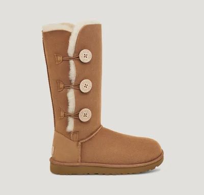 UGG GIRL'S WINTER BOOTS BAILEY BUTTON TRIPLET CHE