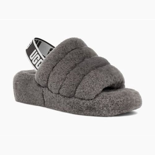 UGG WOMEN&#39;S SANDAL FLUFF YEAH SLIDE CHRC