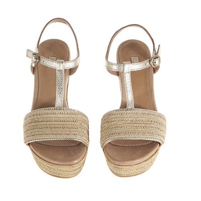 UGG WOMEN'S SANDAL FITCHIE METALLIC SOFTGOLD