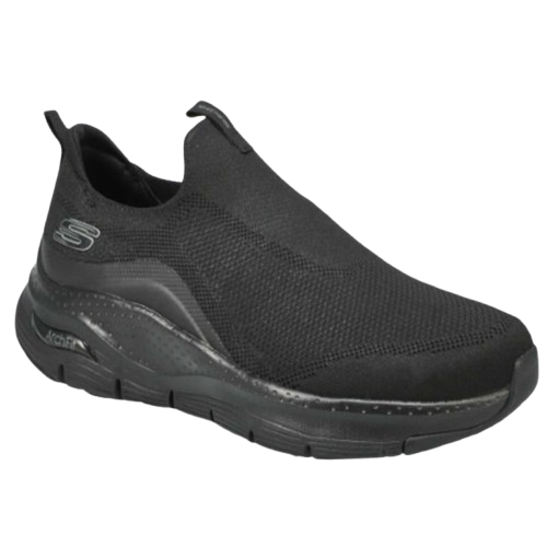 SKECHERS MEN&#39;S ARCH FIT - KEEP IT UP BLK ATHLETIC SHOE, Size: 8(US)