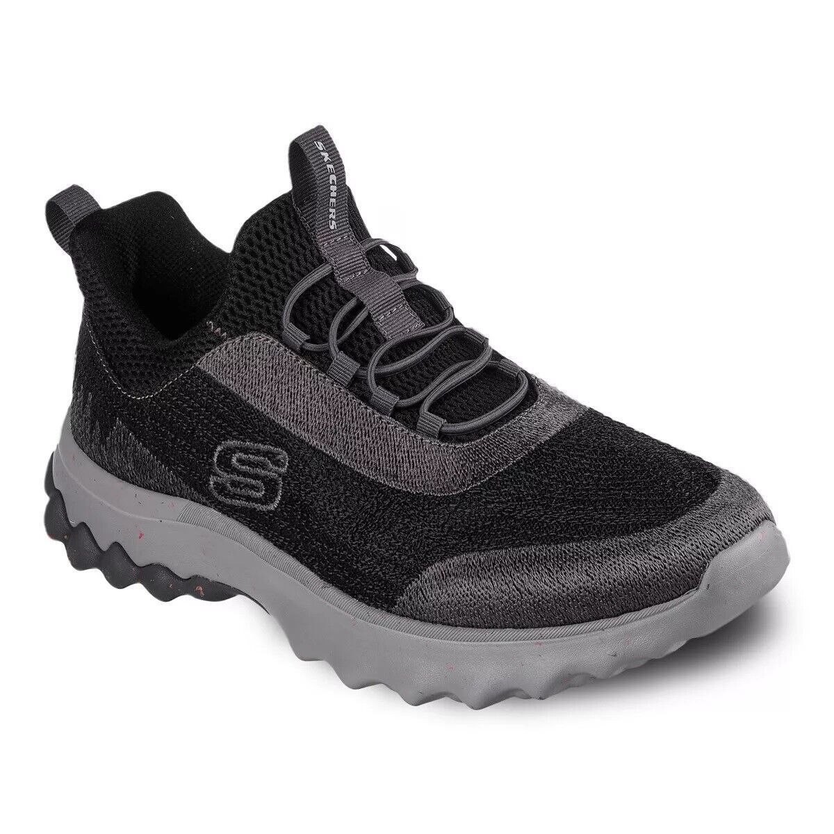 SKECHERS MEN&#39;S RELAXED FIT: VOSTON - REEVER BLK ATHLETIC SHOE, Size: 7.5(US)