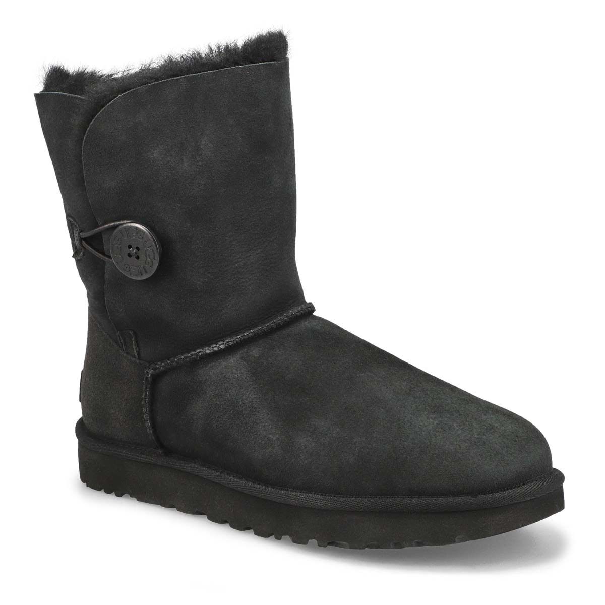 UGG WOMEN&#39;S WINTER BOOT BAILEY BUTTON BLK