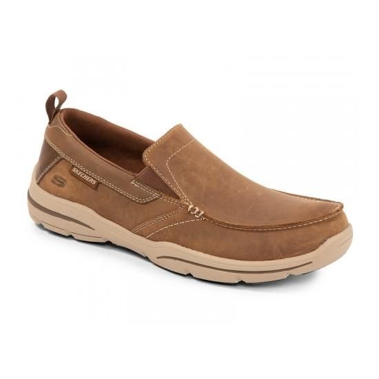 SKECHERS MEN&#39;S RELAXED FIT: HARPER FORDE DSCH CASUAL SHOE, Size: 7.5(US)