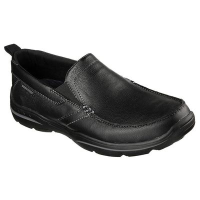SKECHERS MEN'S RELAXED FIT: HARPER FORDE BLK CASUAL SHOE