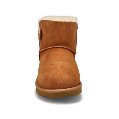UGG WOMEN'S WINTER BOOT MINI BAILEY BUTTON II CHE