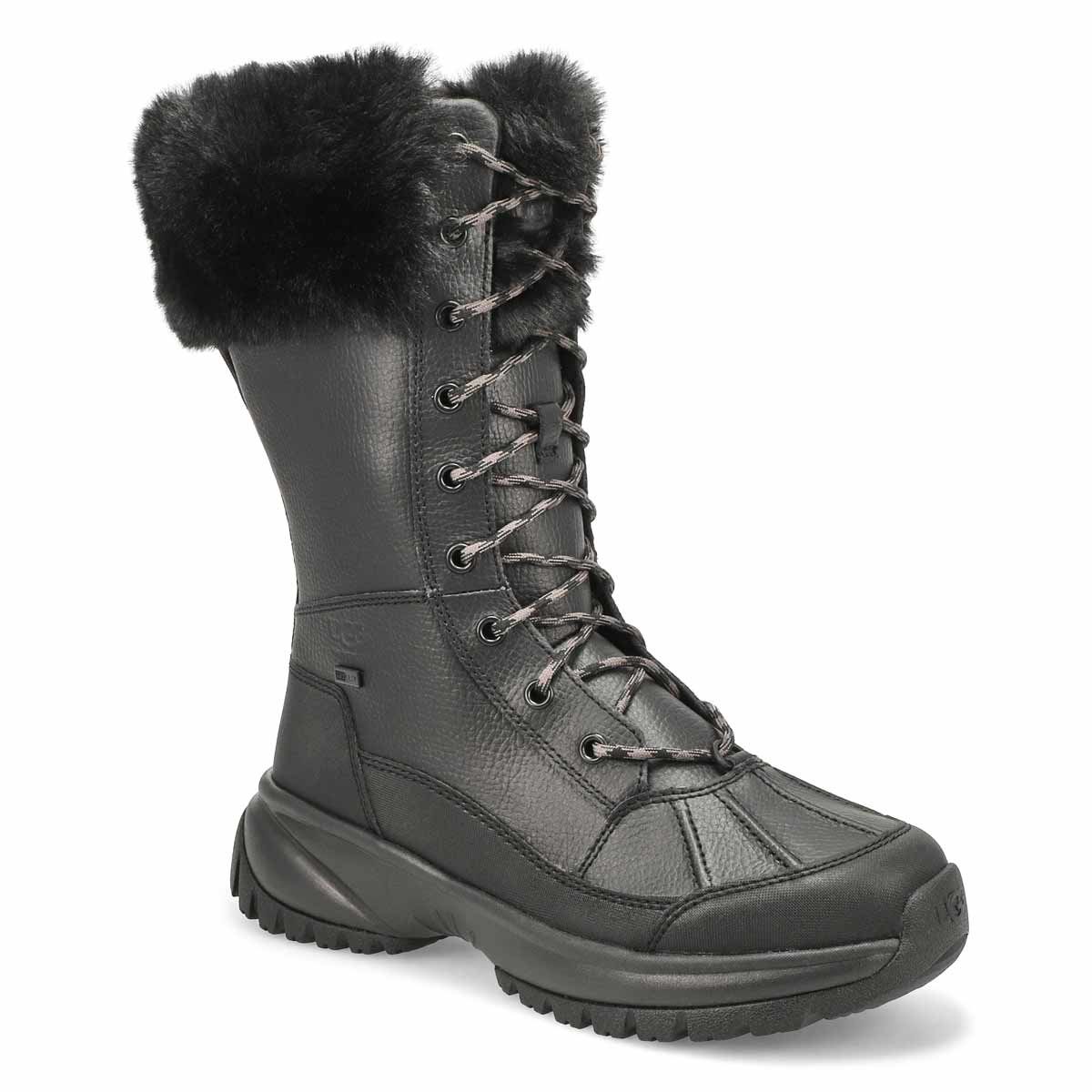 UGG WOMEN&#39;S WINTER BOOT YOSE TALL FLUFF BLK