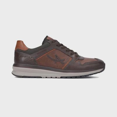 ALLROUNDER BY MEPHISTO MEN'S ATHLETIC SHOE EL PASO BROWN ATHLETIC SHOE