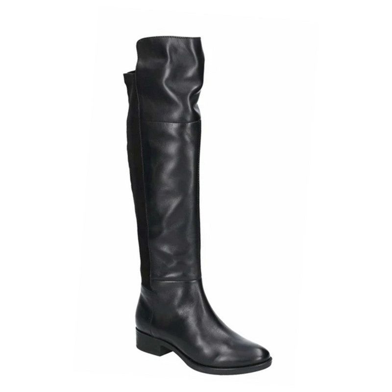 GEOX WOMEN&#39;S CASUAL BOOT OVERKNEE FELICITY BLK, Size: 35(EU)