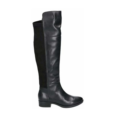 GEOX WOMEN'S CASUAL BOOT OVERKNEE FELICITY BLK