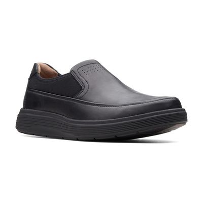 CLARKS MEN'S DRESS SHOE UN ABODE GO BLK