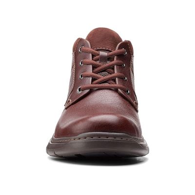 CLARKS MEN'S DRESS BOOT UN BRAWLEY UP MAHOGANY