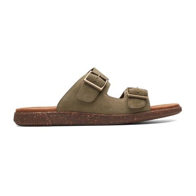 CLARKS MEN'S SANDAL VINE CEDAR OLIVE