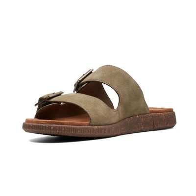 CLARKS MEN&#39;S SANDAL VINE CEDAR OLIVE