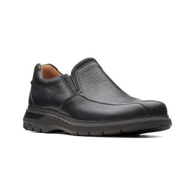 CLARKS MEN'S DRESS SHOE UN RAMBLE STEP BLK