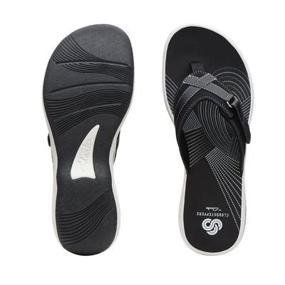 CLARKS WOMEN'S SANDAL BREEZE SEA BLACK