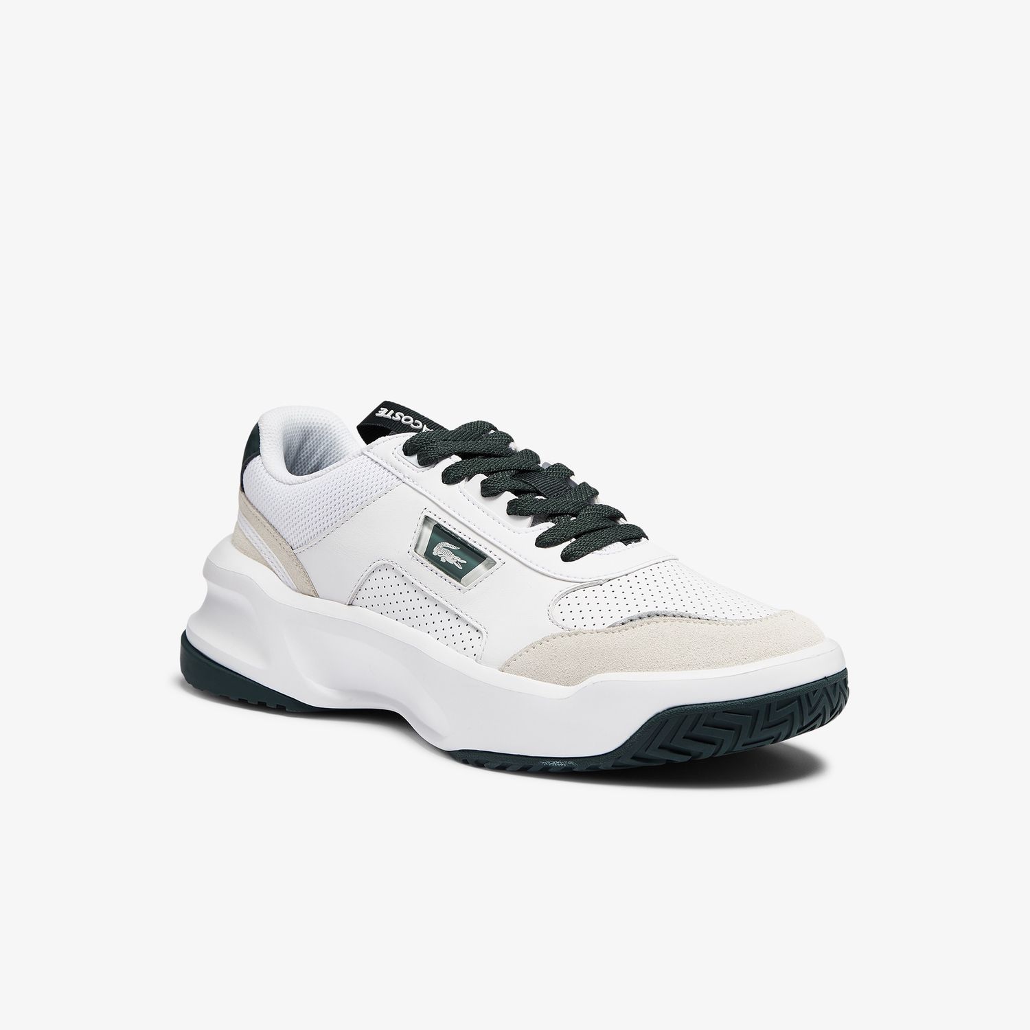 LACOSTE MEN&#39;S ATHLETIC SHOE ACE LIFT 0120 2 SMA WHT/DK