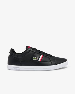 LACOSTE MEN'S ATHLETIC SHOE EUROPA TRAINER BLK
