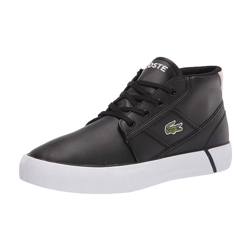 LACOSTE MEN&#39;S CASUAL BOOT GRIPSHOT LEATHER CHUKKAS