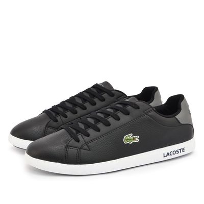 LACOSTE MEN'S CASUAL SHOE GRADUATE LCR3 118 1SPM BLK/DK GRY