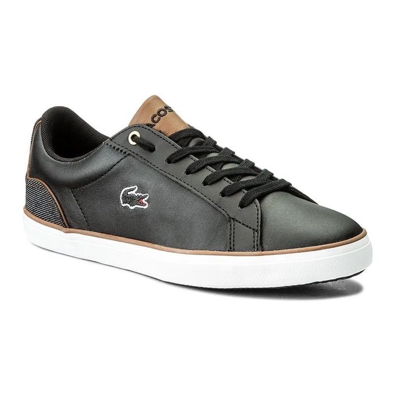 LACOSTE MEN&#39;S CASUAL SHOE LEROND 317 3 CAM BLK