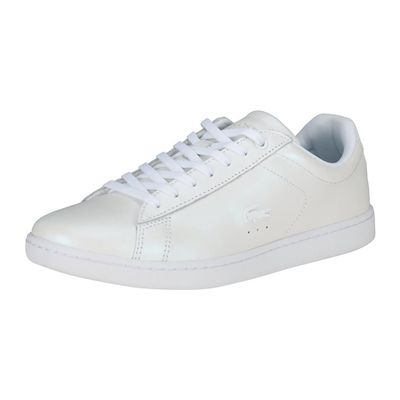 LACOSTE WOMEN'S CASUAL SHOE CARNABY EVO 318 5 SPW WHT/WHT