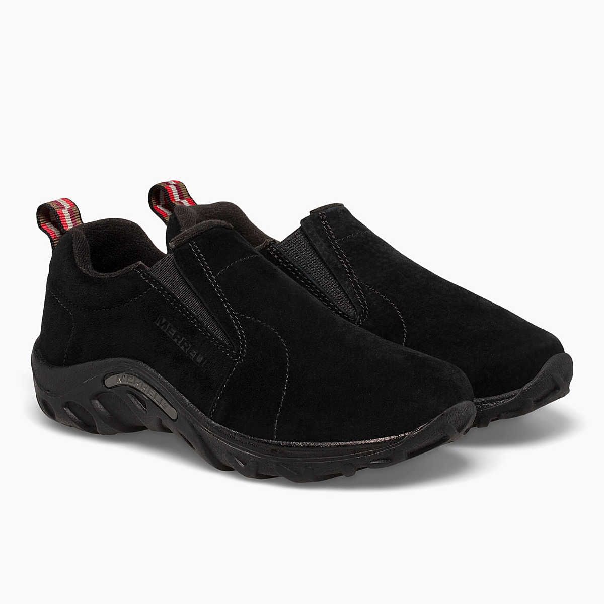 MERRELL BOY&#39;S JUNGLE MOC WIDE ATHLETIC SHOE BLK