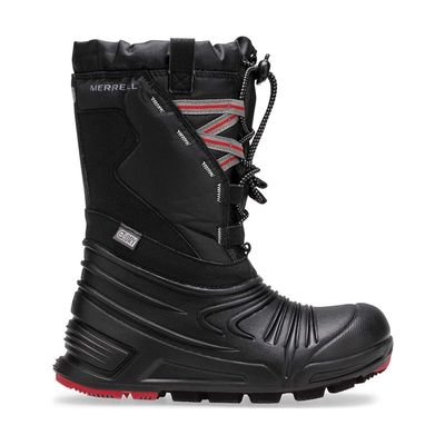 MERRELL BOY'S SNOW QUEST LITE2.0 WP WINTER BOOTS BLK