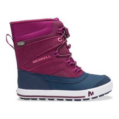 MERRELL GIRL'S SNOW BANK 2.0 ICE+ WP WINTER BOOTS PURPLE
