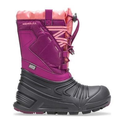 MERRELL GIRL'S SNOW QUEST LITE2.0 WP BRY WINTER BOOTS PINK