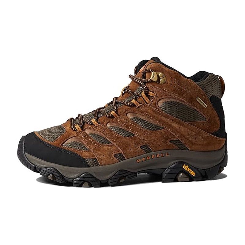 MERRELL MEN&#39;S MOAB 2 MID WP WINTER BOOTS WIDE WIDTH EARTH