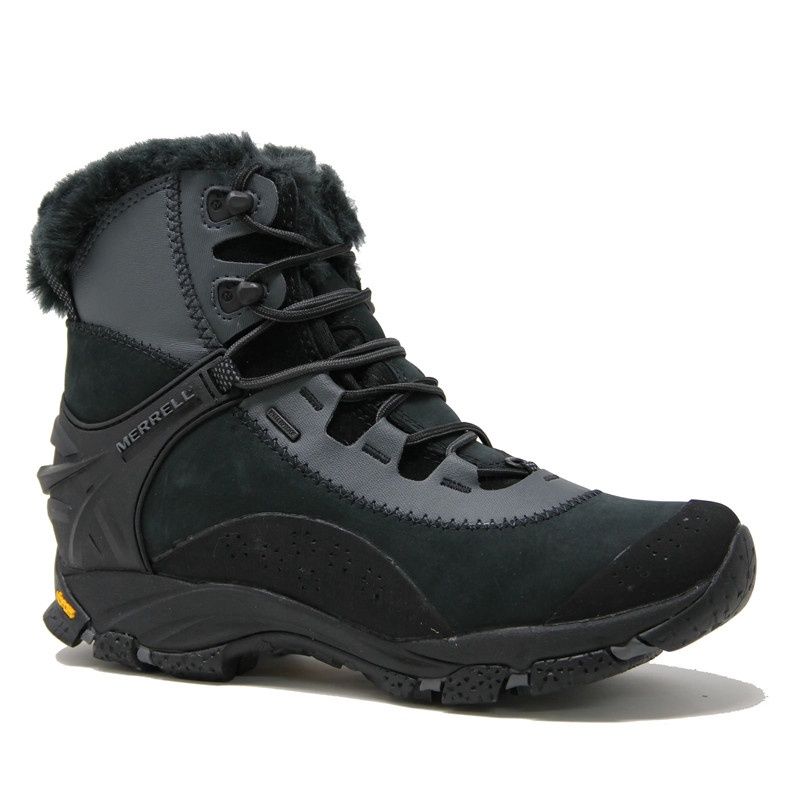 MERRELL WOMEN&#39;S THERMO ARC II 8 WP WINTER BOOTS BLK