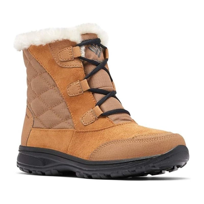 COLUMBIA WOMEN&#39;S ICE MAIDEN SHORTY WINTER BOOT CAMEL