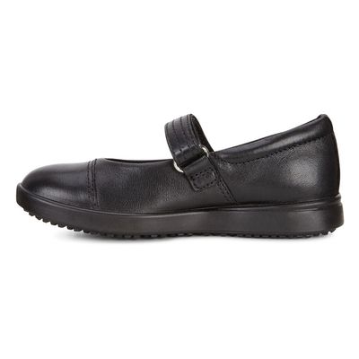 ECCO GIRL'S MARY JANE ELLI BLK DRESS SHOE