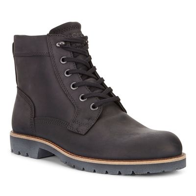 ECCO MEN&#39;S JAMESTOWN CASUAL BOOT BLK