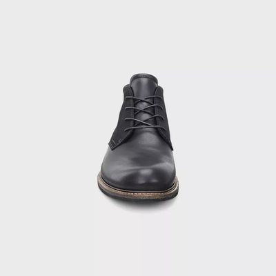 ECCO MEN'S FINDLAY ANKLE DRESS BOOTS BLK