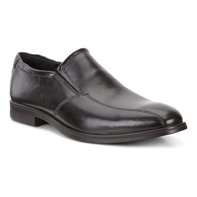 ECCO MEN'S MELBOURNE SLIP ON DRESS SHOE BLK