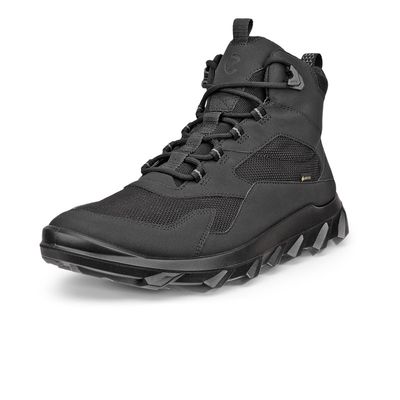 ECCO MEN'S MX MID-CUT LIGHT HIKING WINTER BOOT BLK