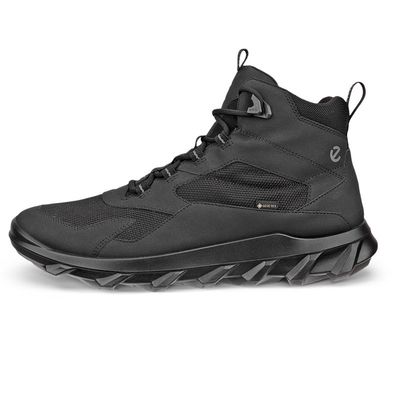 ECCO MEN'S MX MID-CUT LIGHT HIKING WINTER BOOT BLK