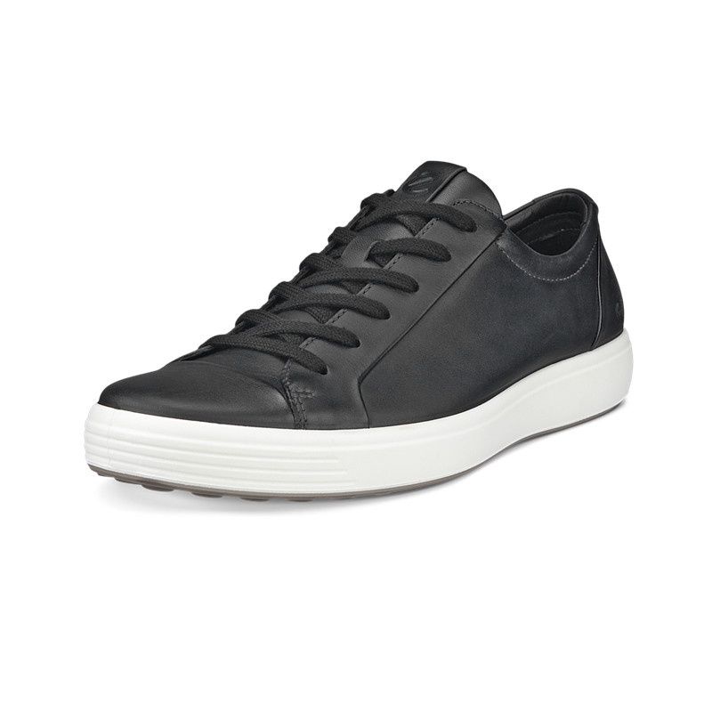 ECCO MEN&#39;S SOFT 7 SPORTS CLASSIC CASUAL SHOE BLK