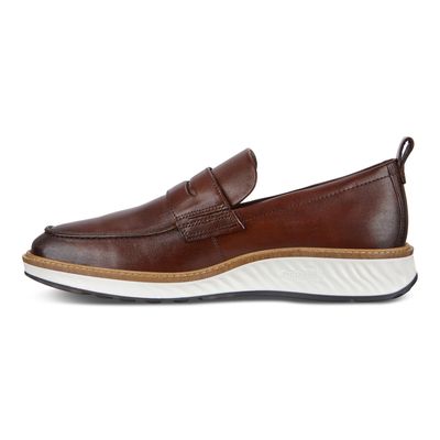 ECCO MEN'S ST.1 HYBRID DRESS SHOE COGNAC