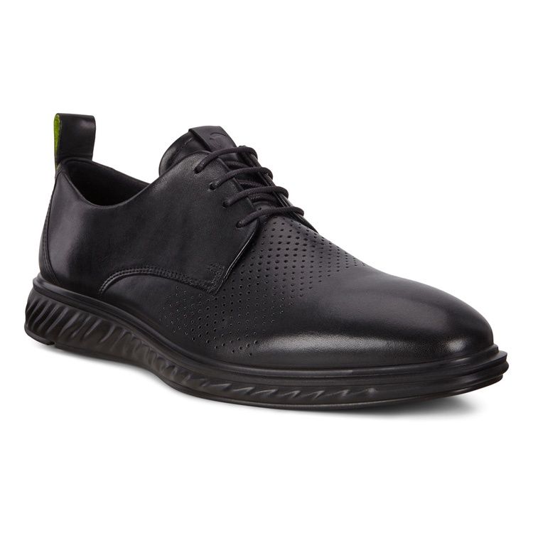 ECCO MEN&#39;S ST.1 HYBRID LITE PLAIN-TOE DERBY DRESS SHOES